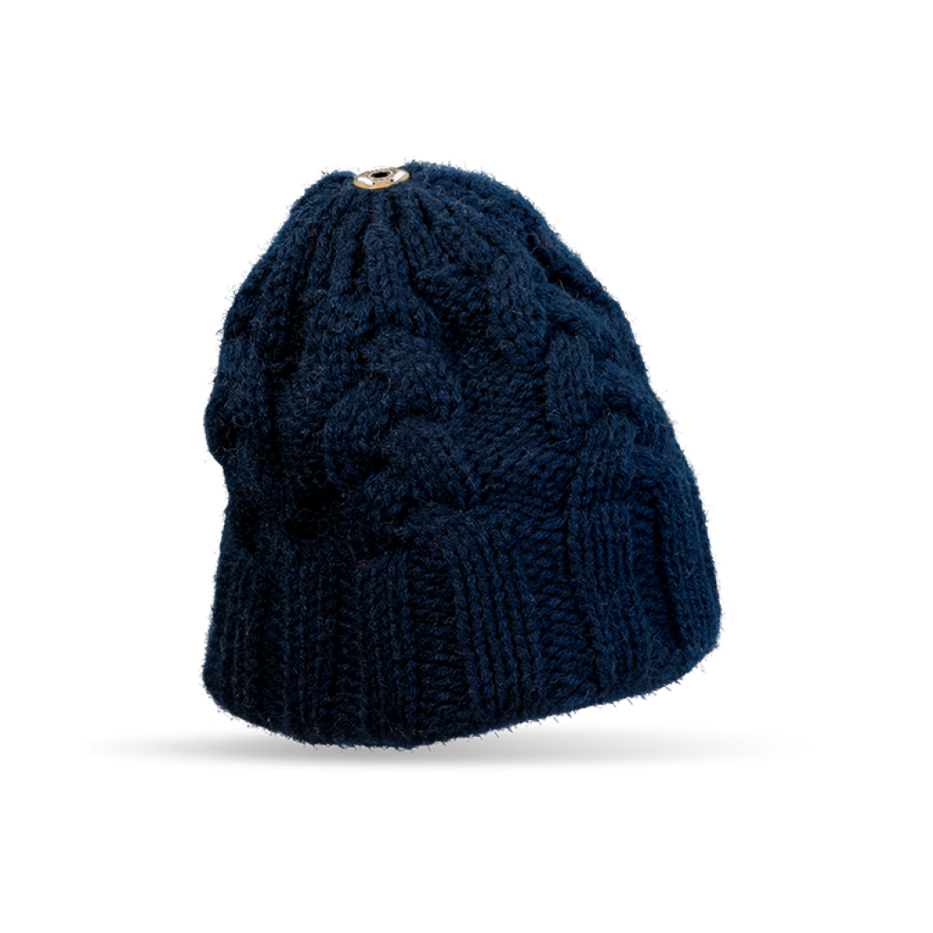 Mütze Gablonz (Wolle dunkelblau 506)