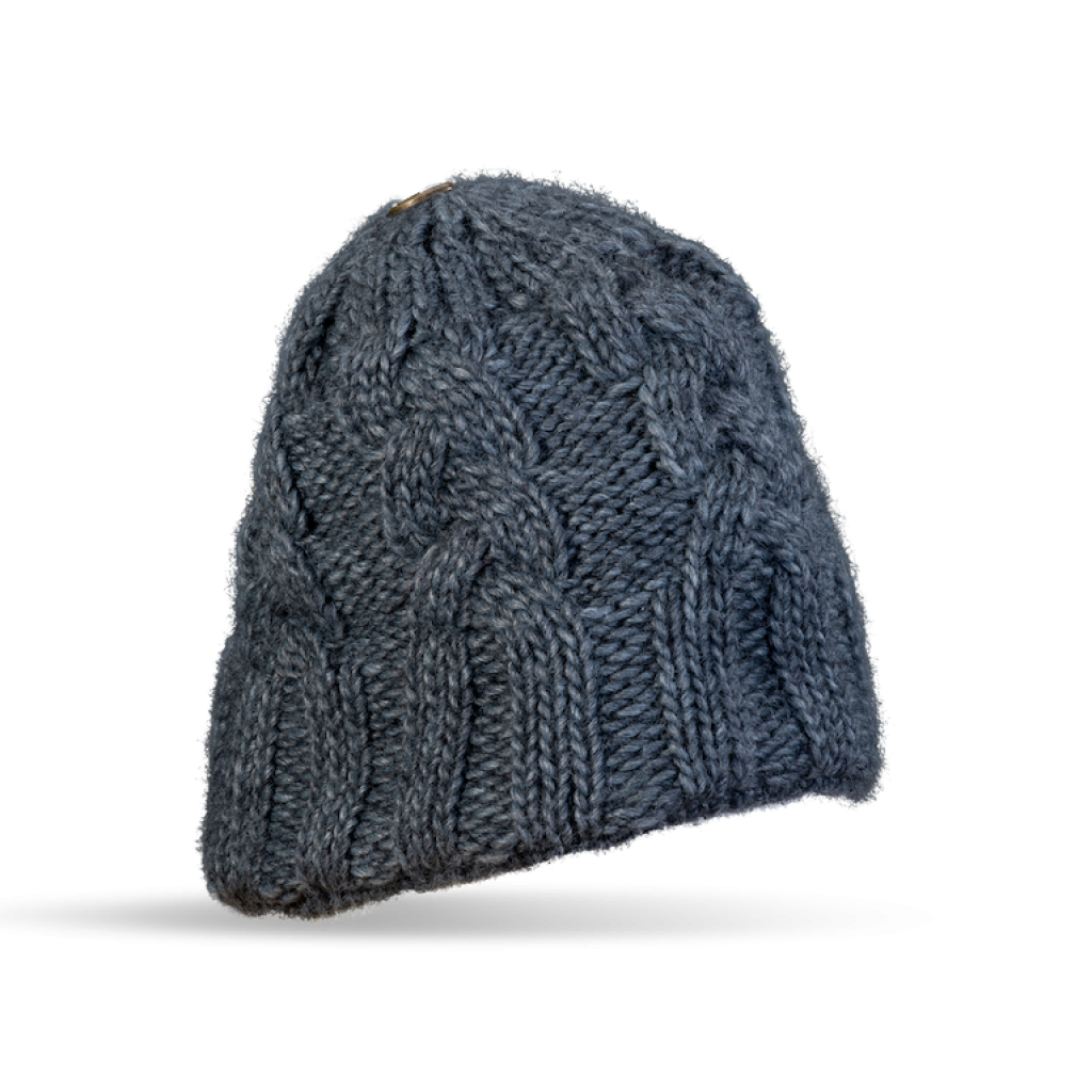 Mütze Gablonz (Wolle dunkelgrau 906)