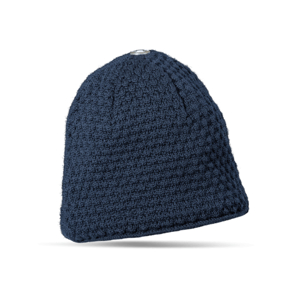 Mütze Liberec (100% Merino Wolle dunkelblau 508)