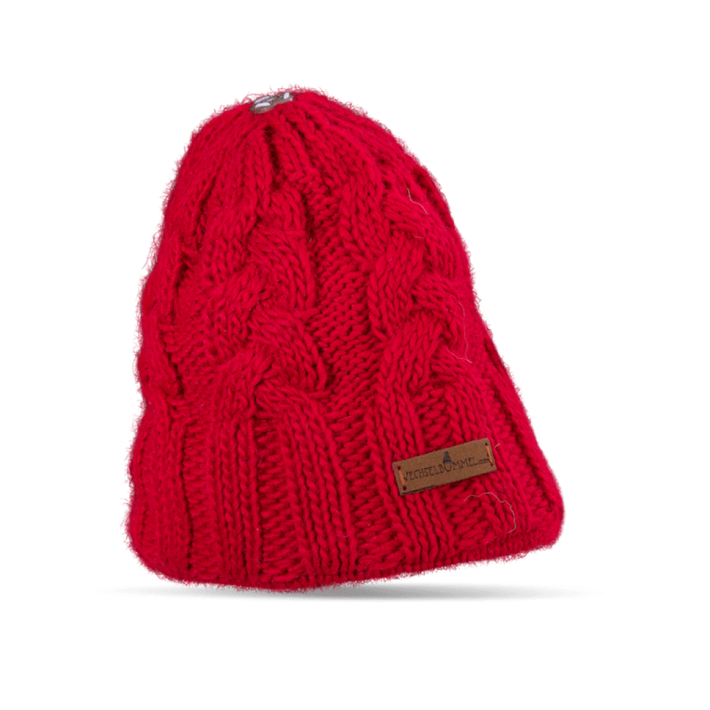 Mütze Gablonz (Wolle rot 301)