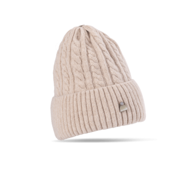 Mütze Sabine (Wolle beige)