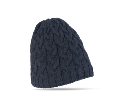 Mütze Prag (Merino Wolle schwarz)