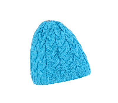 Mütze Prag (Merino Wolle türkis)