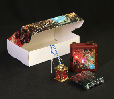 Kunststoff-Laternchen Geschenkbox